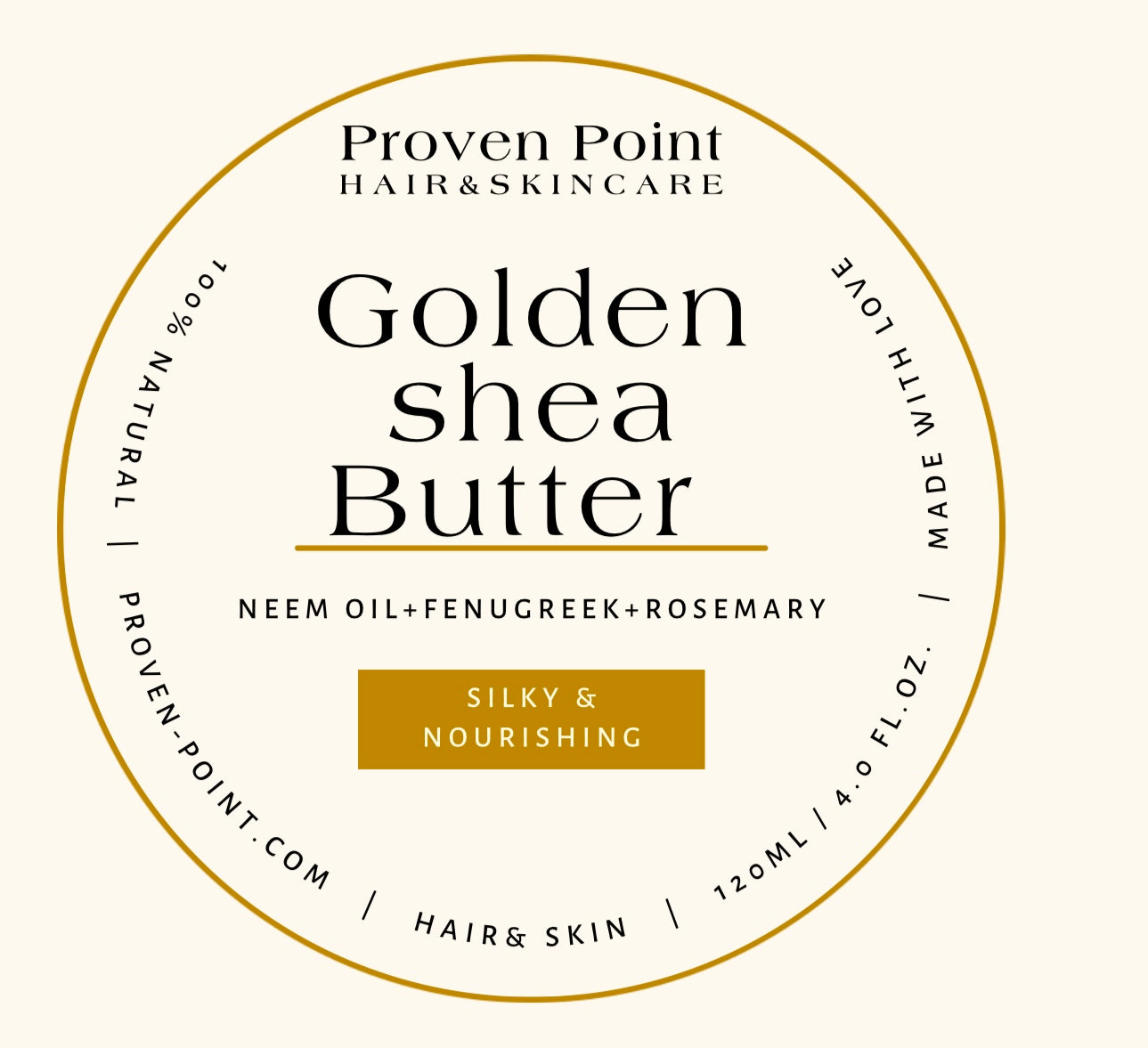 Golden Shea Butter 4oz